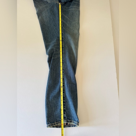 Todd Snyder Selvedge USA Jeans Blue Slim Fit Denim Button Fly Mens 36x32 Classic - Picture 10 of 15